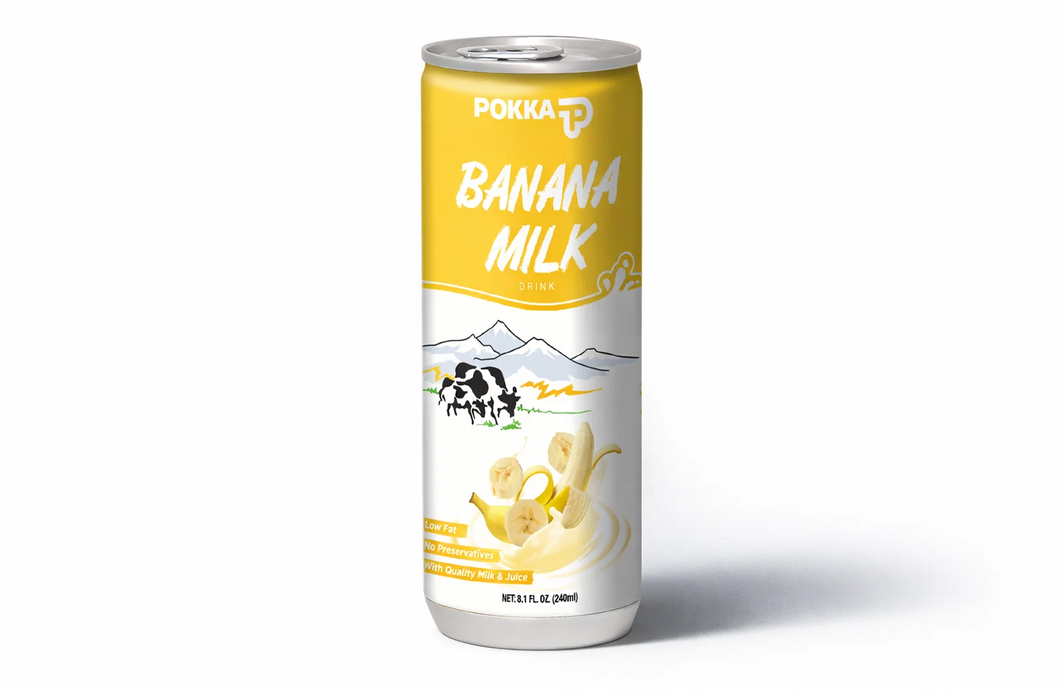 Напиток Молочный с бананом Pokka - 240ml